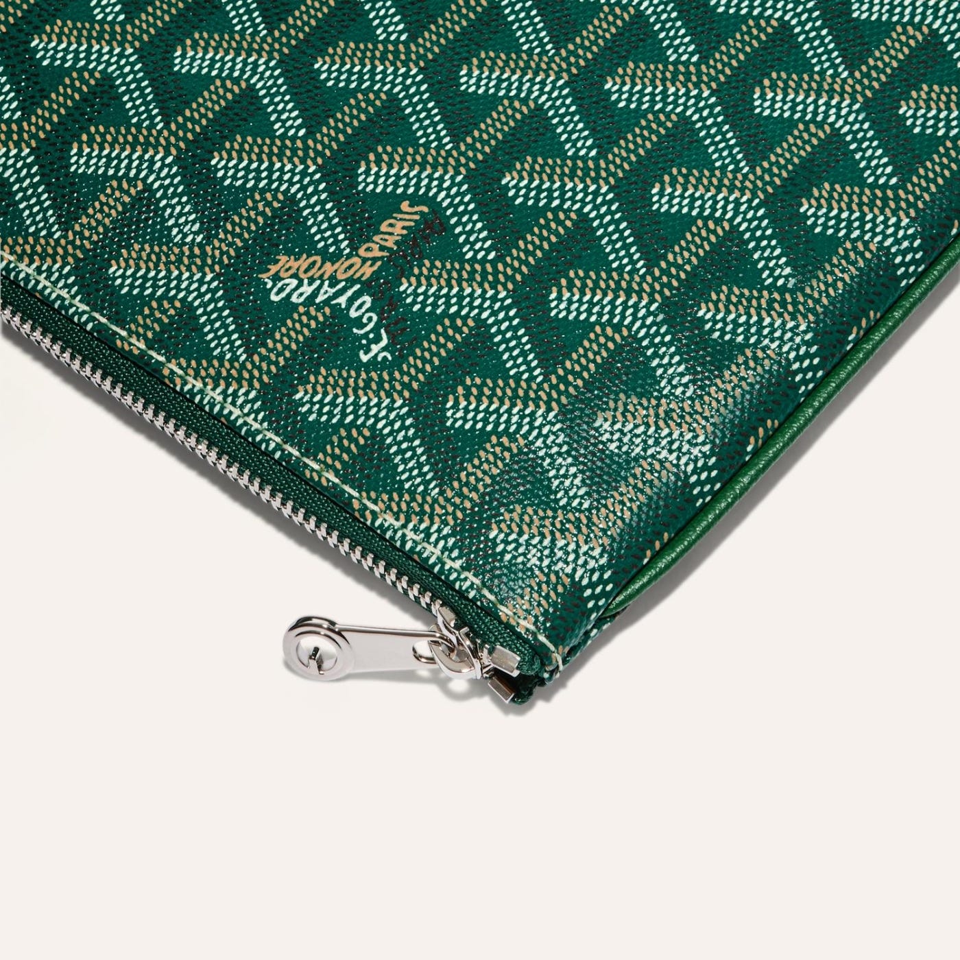 Goyard Senat MM Pouch Green - Image 3